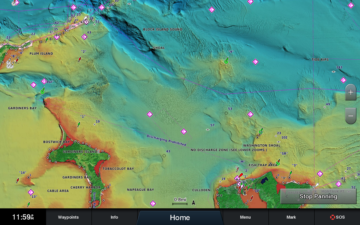 Garmin VUS010R-Southeast Florida and Bahamas