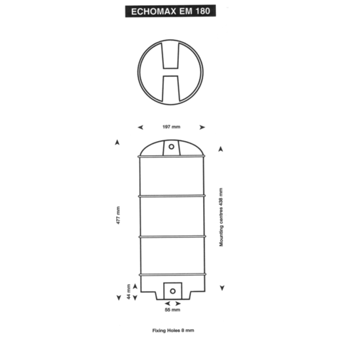 Echomax 180 Radar Reflector