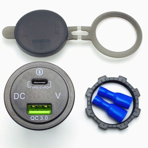 EPT USB Typ C PD USB-Ladegerät mit Voltmeter