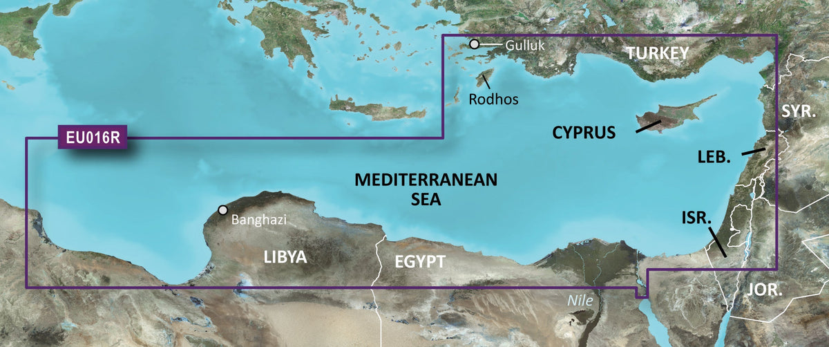 Garmin VEU016R-Mediterranean Southeast