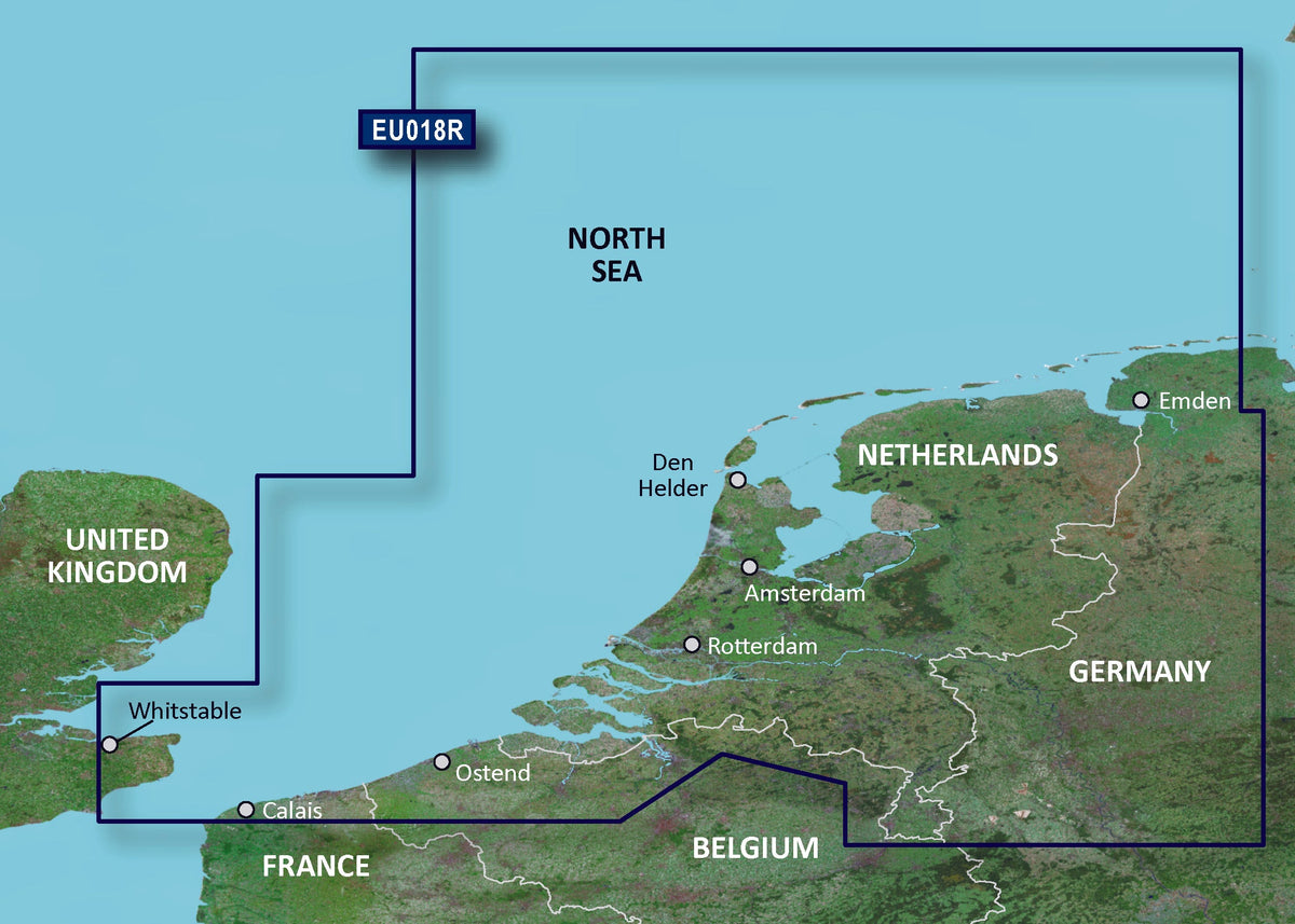 Garmin BlueChart® g3 HXEU018R – Benelux Offshore und Binnenland