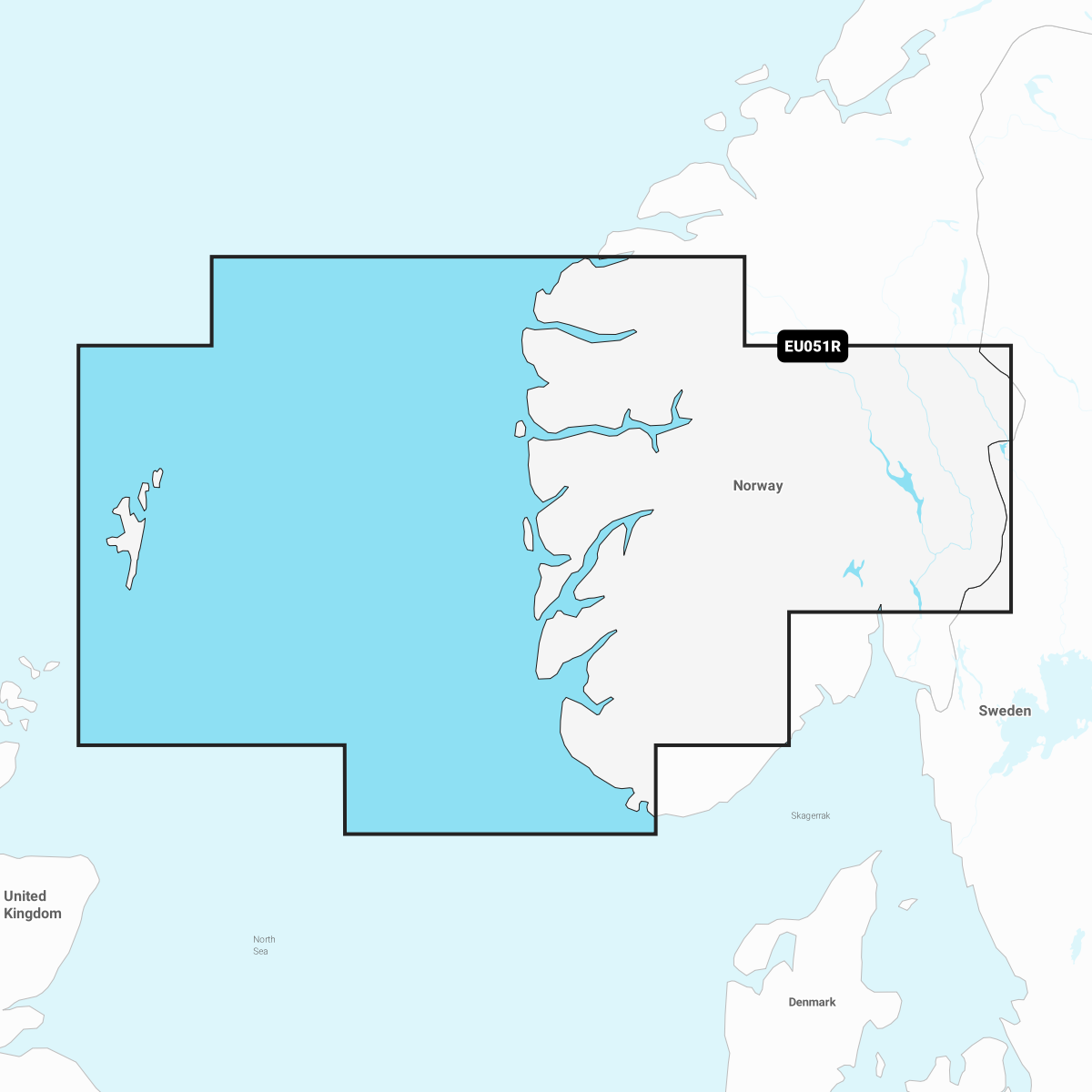 Garmin Norge, Lista til Sognefjord – søkort