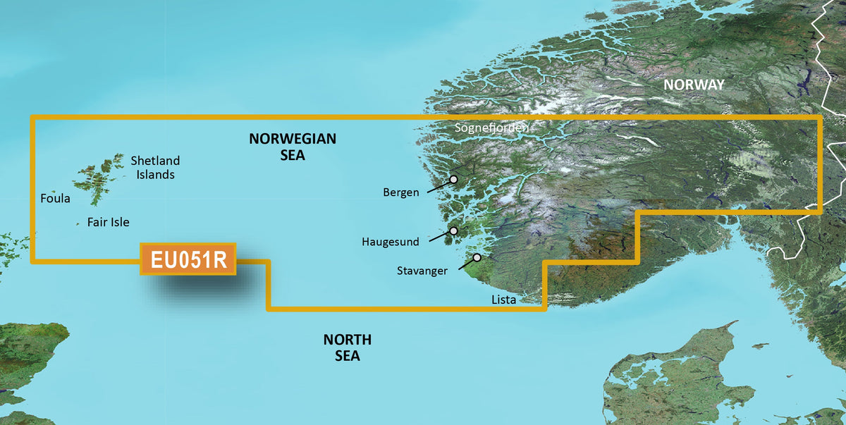 Garmin VEU051R-Lista - Sognefjorden