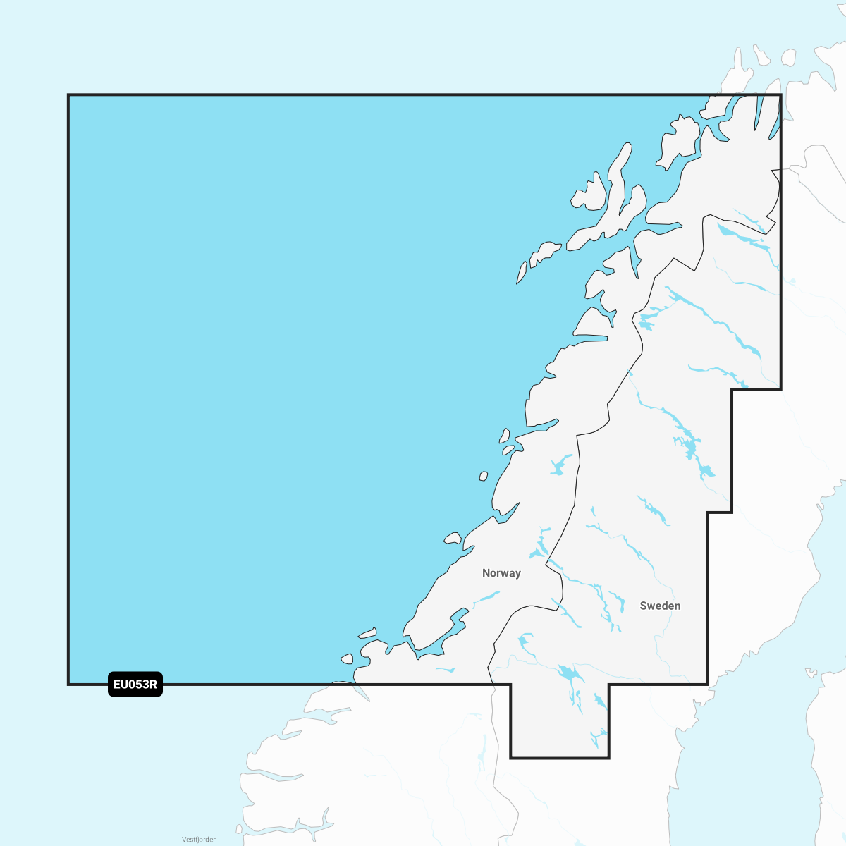 Garmin Norway, Trondheim to Tromsø - charts 