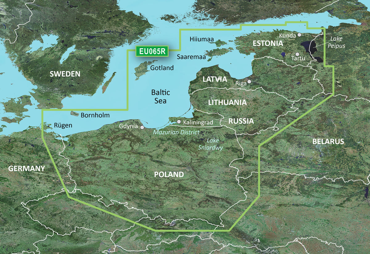 Garmin BlueChart® g3 HXEU065R – Ostsee, Ostküste
