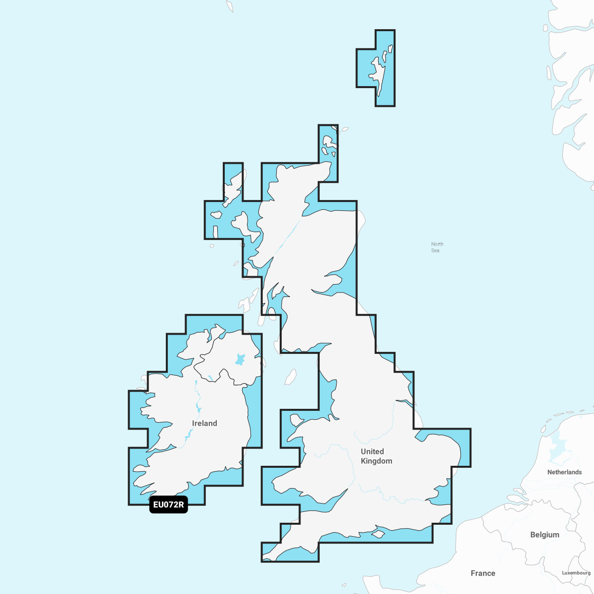 Garmin Großbritannien und Irland Seen und Flüsse – Binnenkarten 