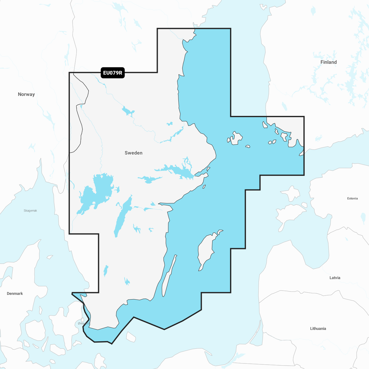 Garmin Schweden, Südosten - Seekarten