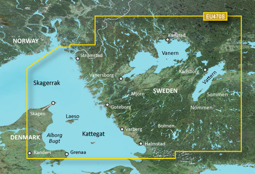 Garmin VEU470S-Stromstad nach Halmstad