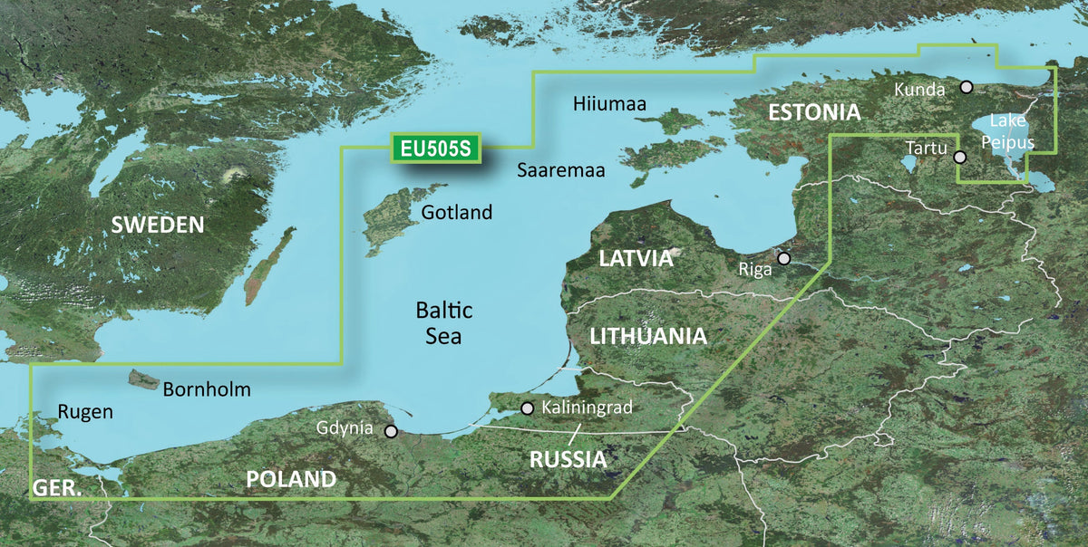 Garmin BlueChart® g3 HXEU065R – Ostsee, Ostküste
