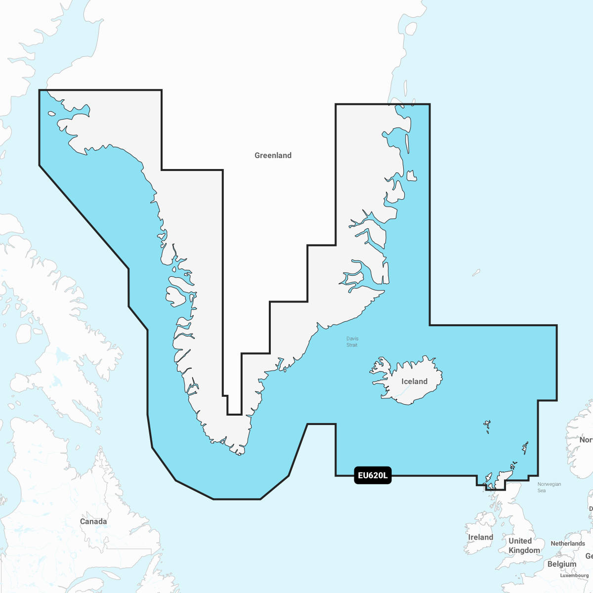 Garmin Greenland and Iceland - Seekarten 