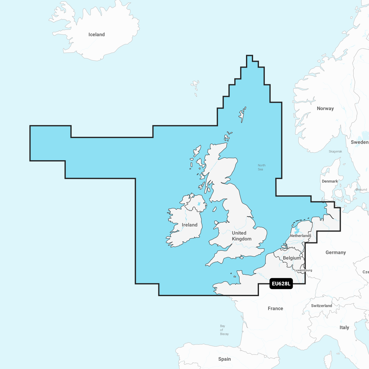 Garmin Großbritannien, Nordirland, Irland und Holland - Seekarten
