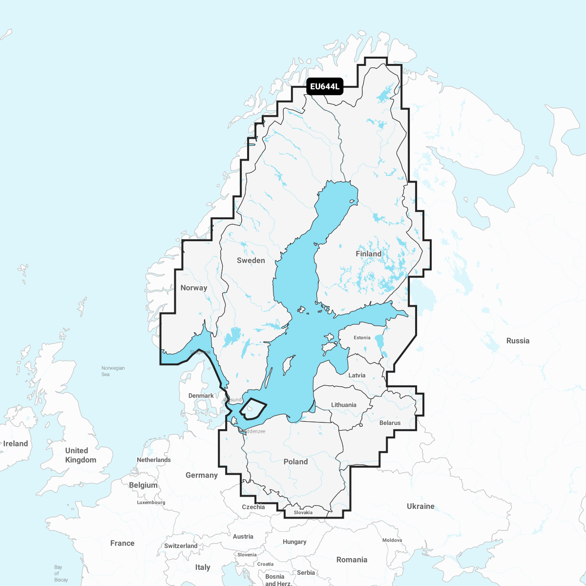 Garmin Baltic Sea - charts 
