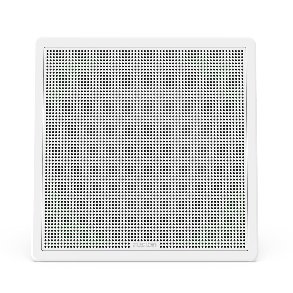 Marine-Subwoofer der Garmin Fusion® FM-Serie 10" 400 W quadratischer weißer Marine-Subwoofer zur Oberflächenmontage 