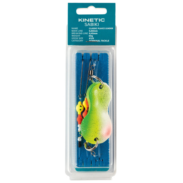 KINETIC Sabiki Fladfisk forf. 40g hvid/g