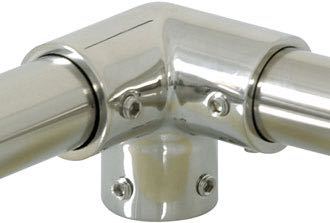 Hjørnestykke Ø22mm 90gr.