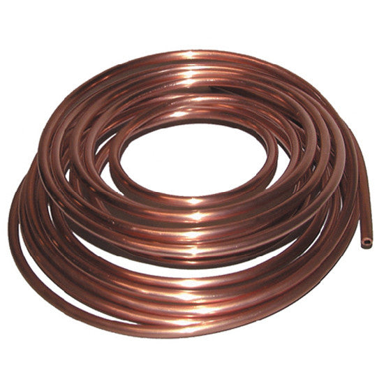 Kobberrør Ø 8mm pr. m 25M
