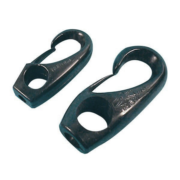 Haken Nylon schwarz Ø 4mm 2 Stk