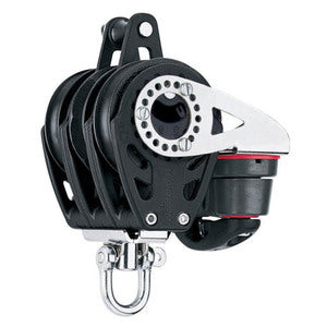 Harken Ratchet blok 57 mm tripel, svirvel hunsvot