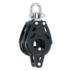 Harken Carbo Blok 75 mm dobbelt, svirvel, hunsvot