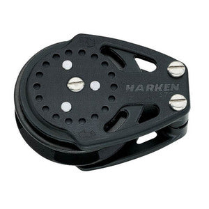 Harken Carbo Ratchamatic Blok 75 mm enkelt, skildp