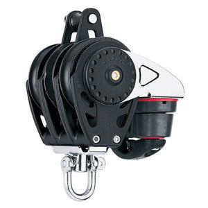 Harken Carbo Ratchamatic Blok 75 mm tripel/svirvel
