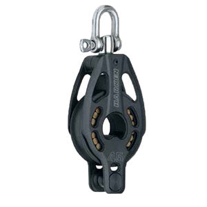 Harken Black Magic Air blok 45 mm enkelt, hunsvot