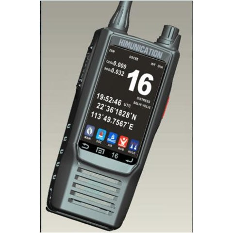 HM-TS19 Håndholdt VHF DSC klasse D med touch display 6/3/1w