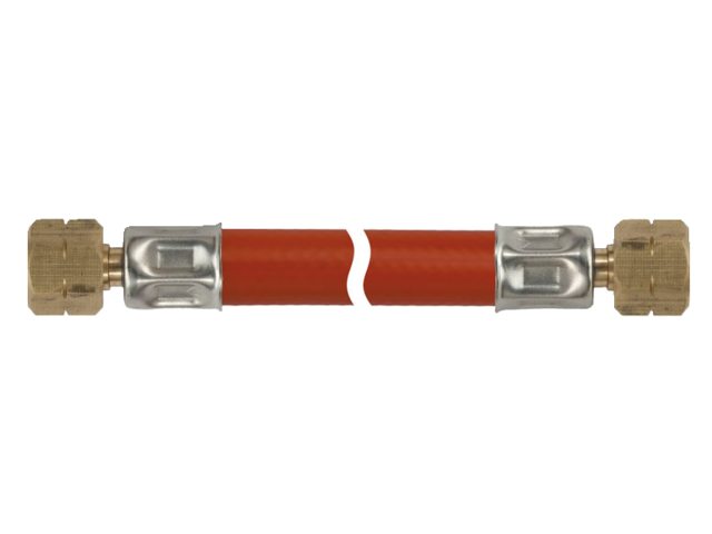 Gaslange 60cm ¼" venstregevind x ¼" venstregevind Arbejdstryk 20 bar