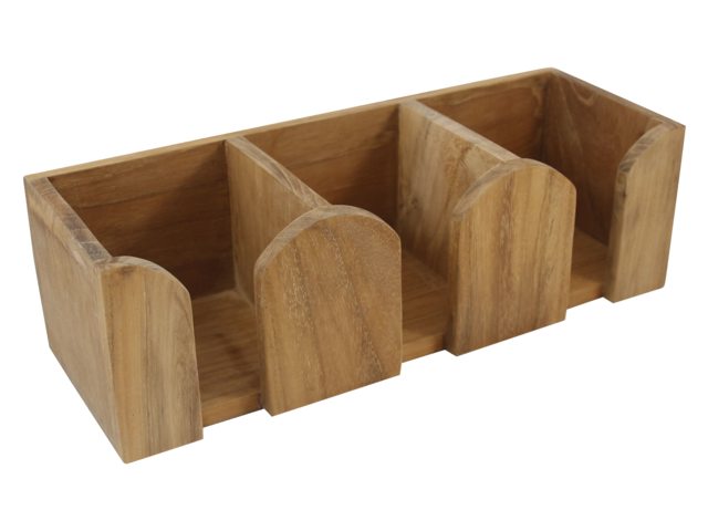 Krus-/kopholder tredobbelt 29.5x10x9cm