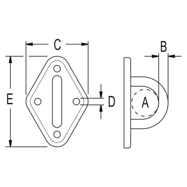 PAD EYE RF 44
