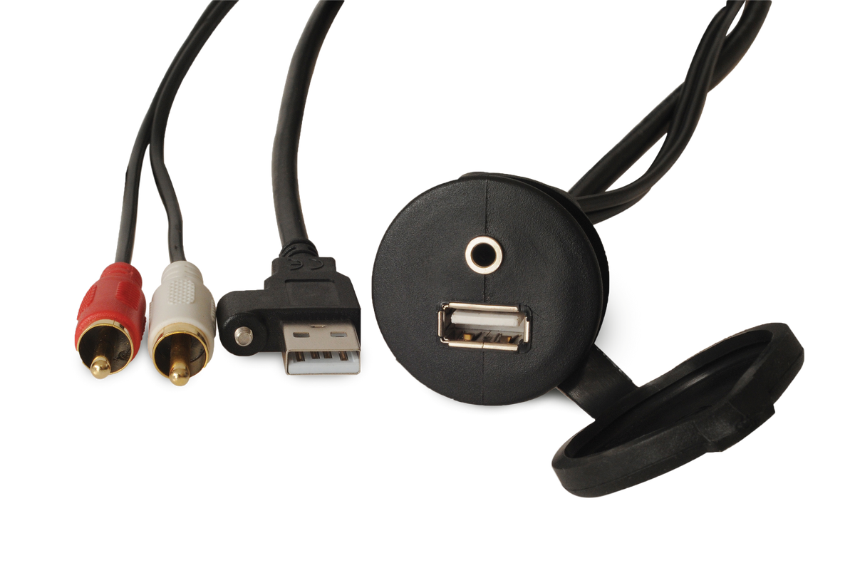 Garmin Fusion®-Panel-montierte USB-/3,5-mm-AUX-Buchse 