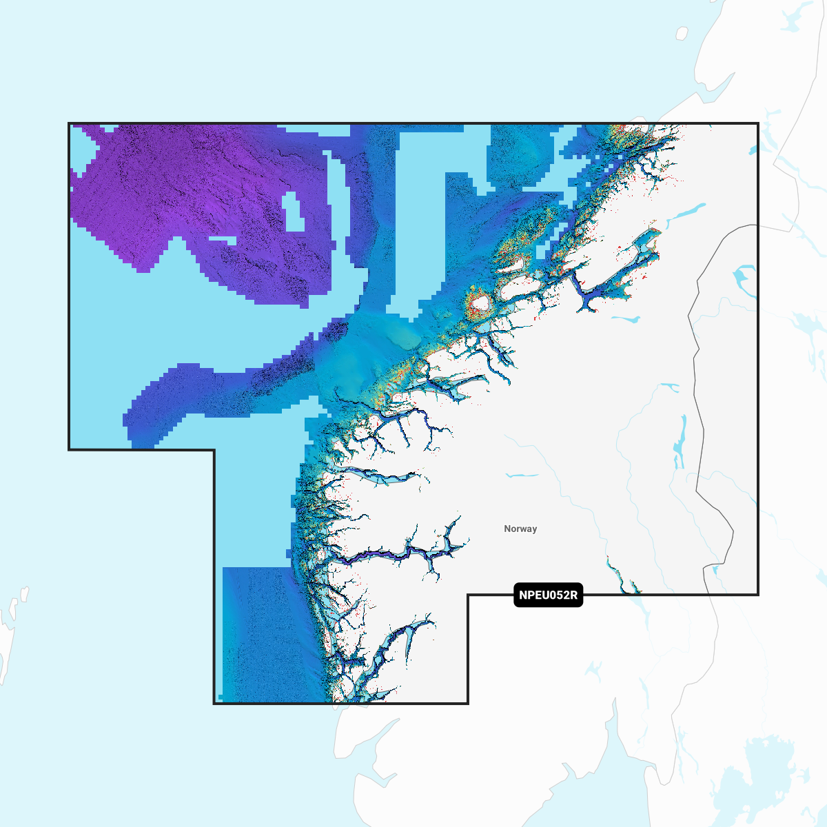 Garmin Norwegen, Sognefjord bis Svefjorden – Karte 