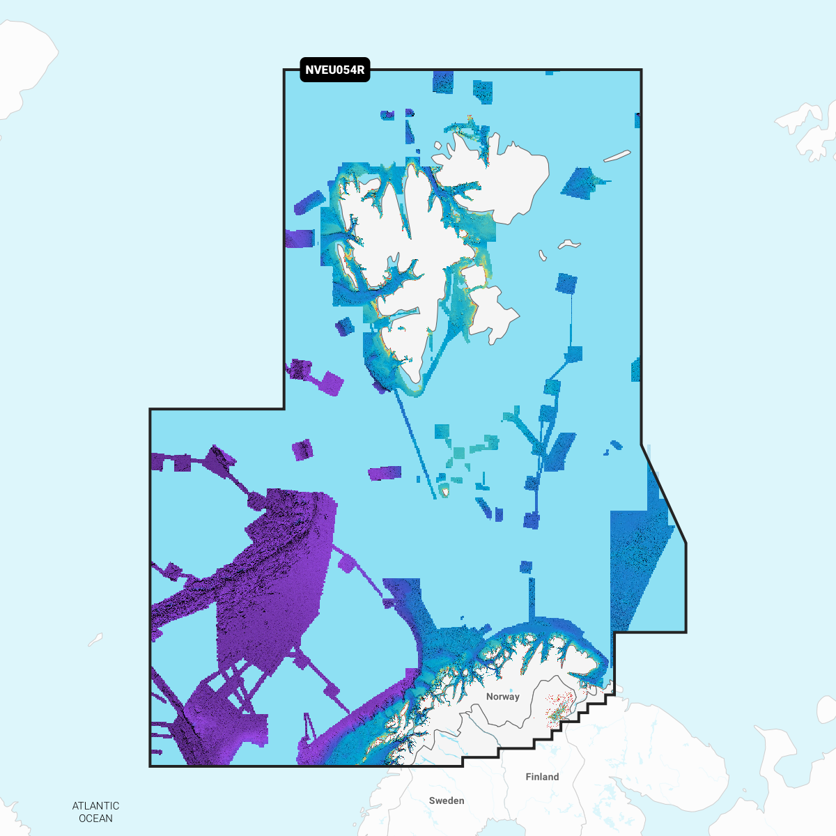 Garmin Norwegen, Vestfjorden bis Varanger und Spitzbergen – Karten 