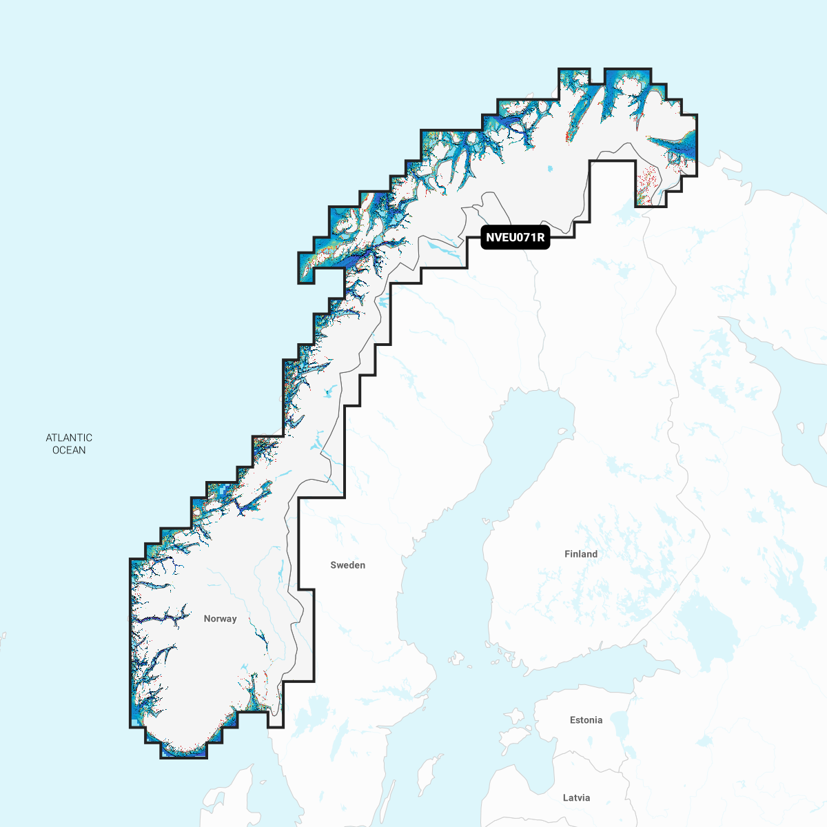 Garmin Norway, lakes and rivers - inland charts 