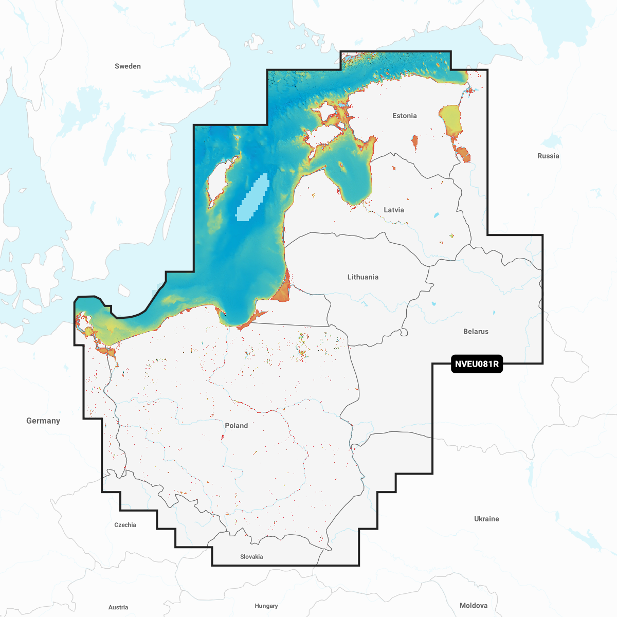 Garmin Baltic Sea, East Coast - chart 
