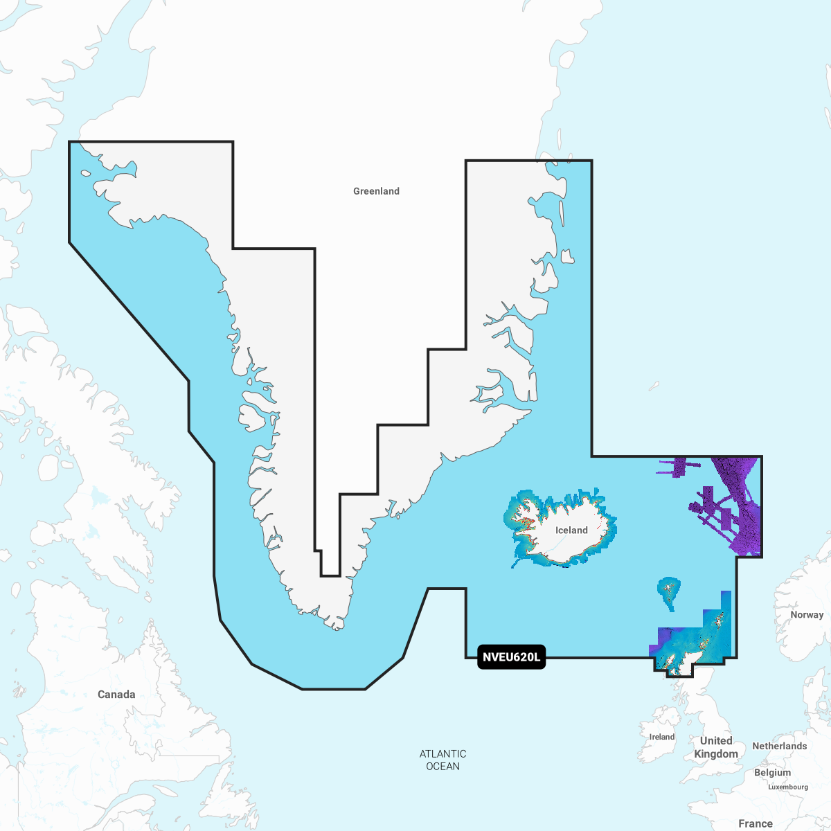 Garmin Grönland und Island – Karten 