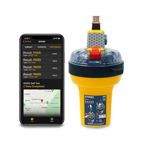 Ocean Signal rescueME EPIRB3 Cat.2 m. GPS, AIS, RLS + NFC 702S-03932