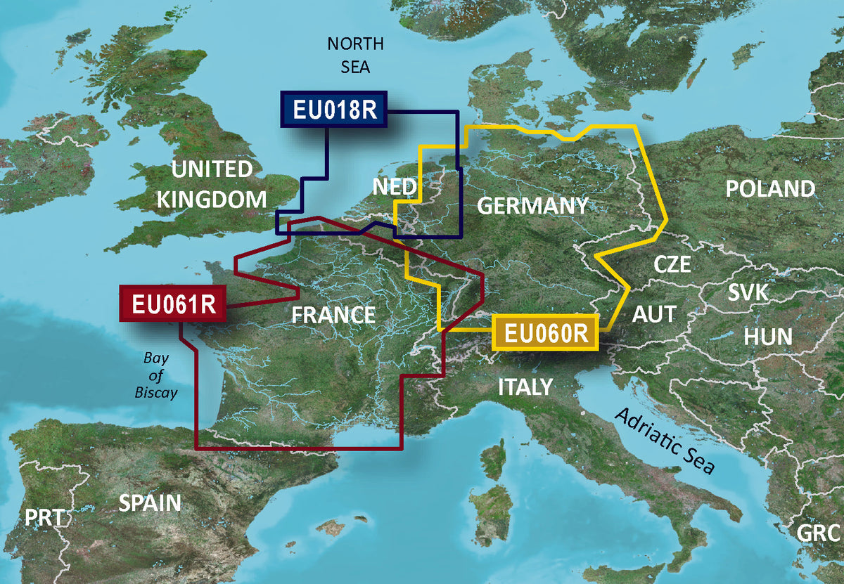 Garmin BlueChart® g3 HXEU018R - Benelux Offshore & Inland