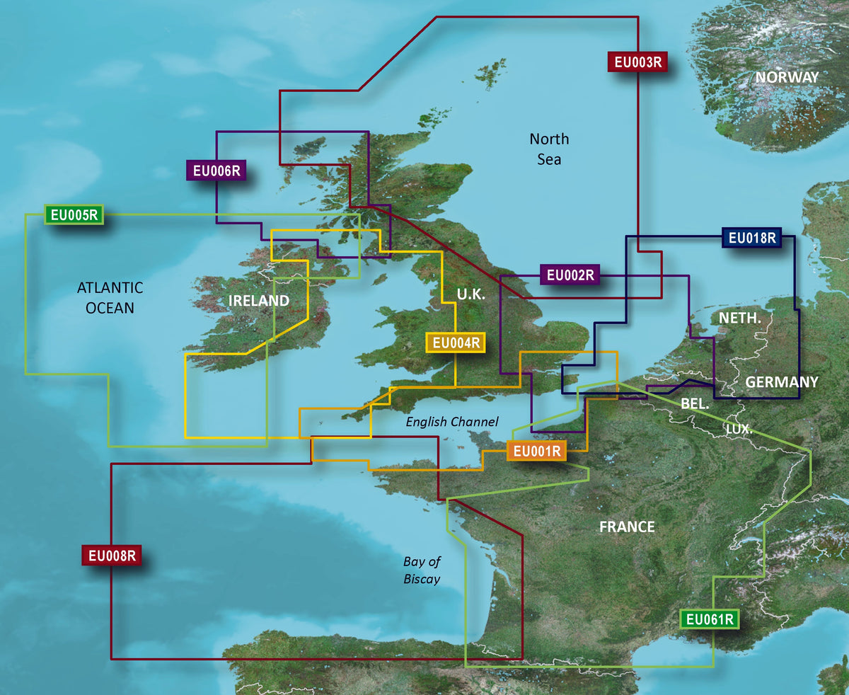 Garmin VEU018R-Benelux Offshore & Inland
