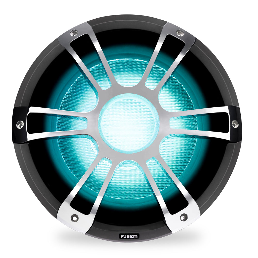 Garmin Fusion® Marine-Subwoofer, 12″ 1.400 W Marine-Subwoofer in Sport Chrome mit CRGBW 