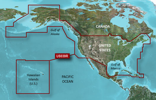 Garmin BlueChart® g3 HXUS604X – Alle USA und die kanadische Westküste