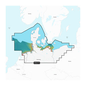 Garmin Dänemark, Deutschland und die Küste Polens - Seekarten 