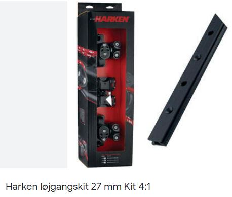 Harken løjgangskit 27 mm  Kit  4:1