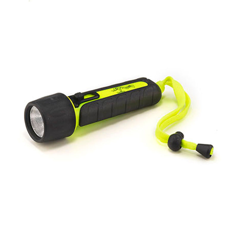 Flashlight waterproof IP67 w/LED light Uses 4 pcs. AA batteries L2200323
