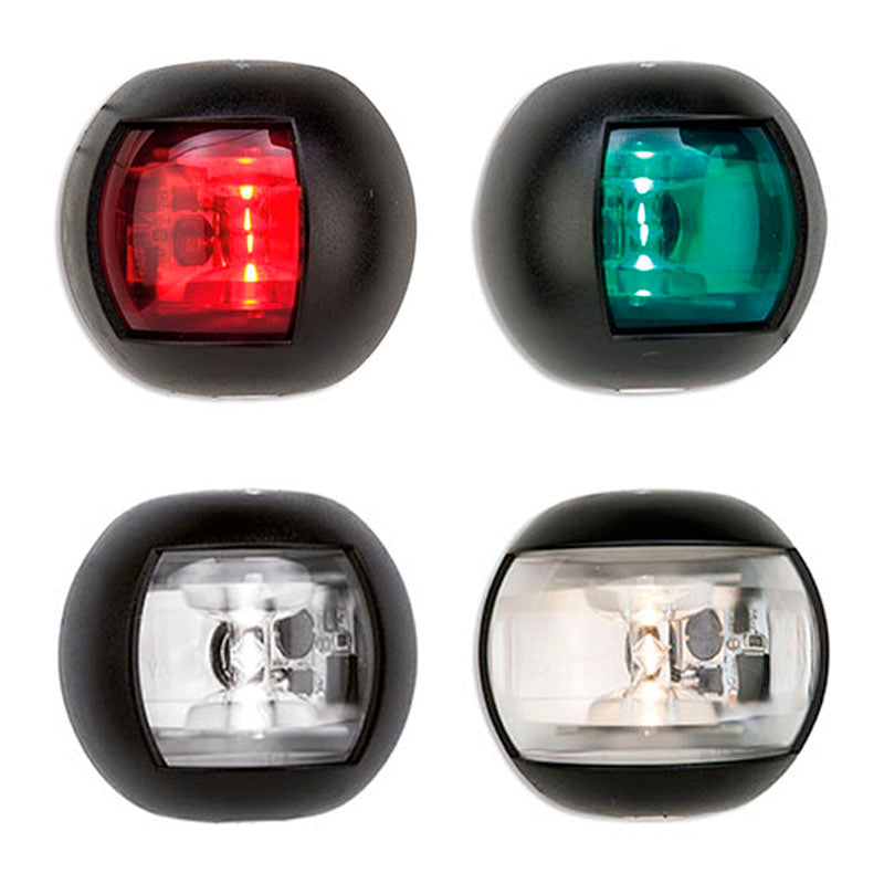 Lanterne 12-24V sort Bagbord "Orsa" LED <20 mtr.     L7680530