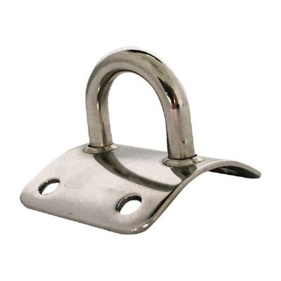 Krum Plade rf    Ø:6mm    Lodret bøjle     H:41 x B:47 mm