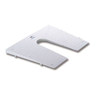 Motorplade for hæk hvid     H: 45 x B: 36 cm     Gods 3 mm     O0503043