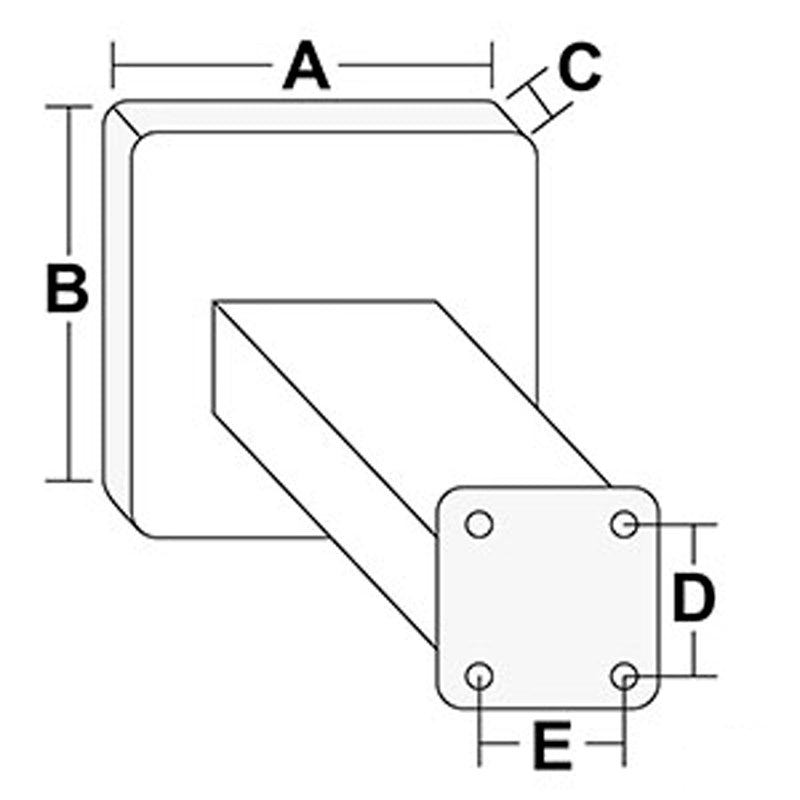 Motor Hæve/Sænke Beslag O0500450 8hp   Max. 40 kg