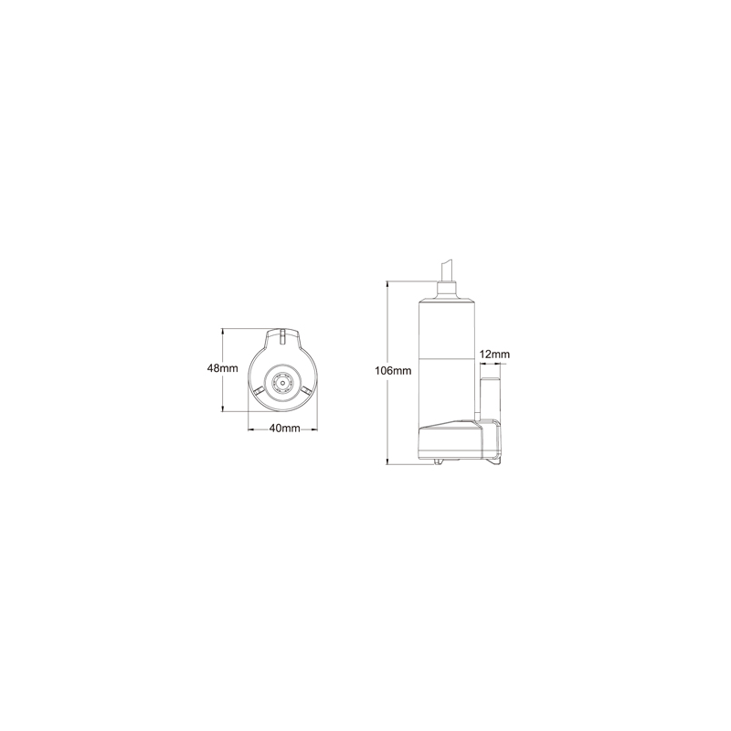 Drikkevandspumpe dykpumpe 12V