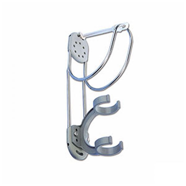 Redningskransholder N1725520 f/Rør Ø:25mm  M/Klips T/Lys
